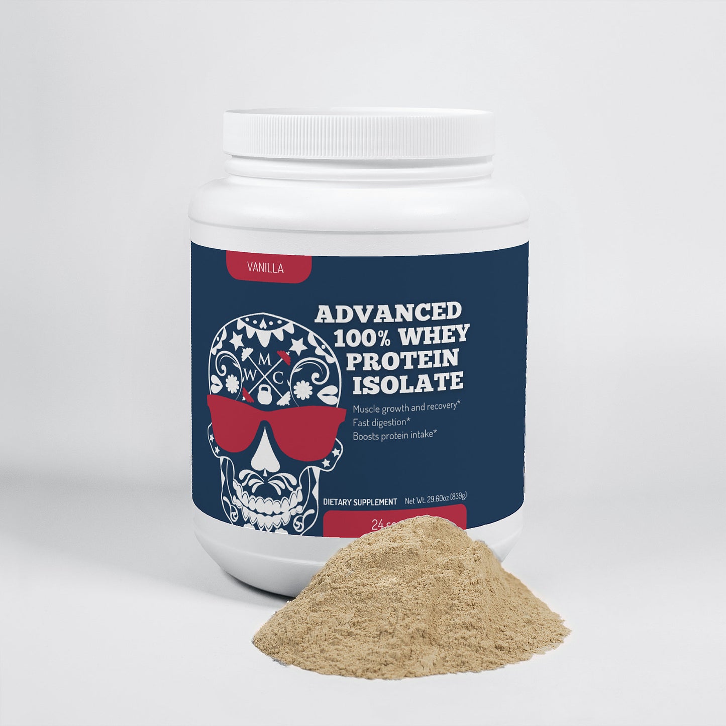 Advanced 100% Whey Protein Isolate (Vanilla)