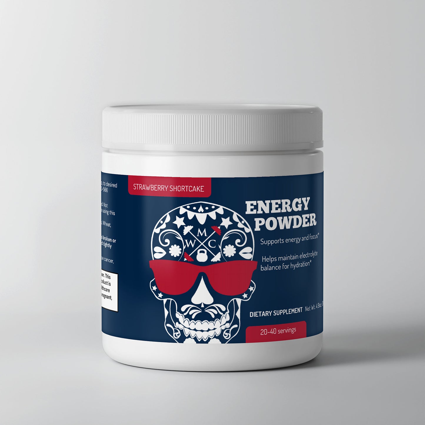 Energy Powder (Strawberry Shortcake)