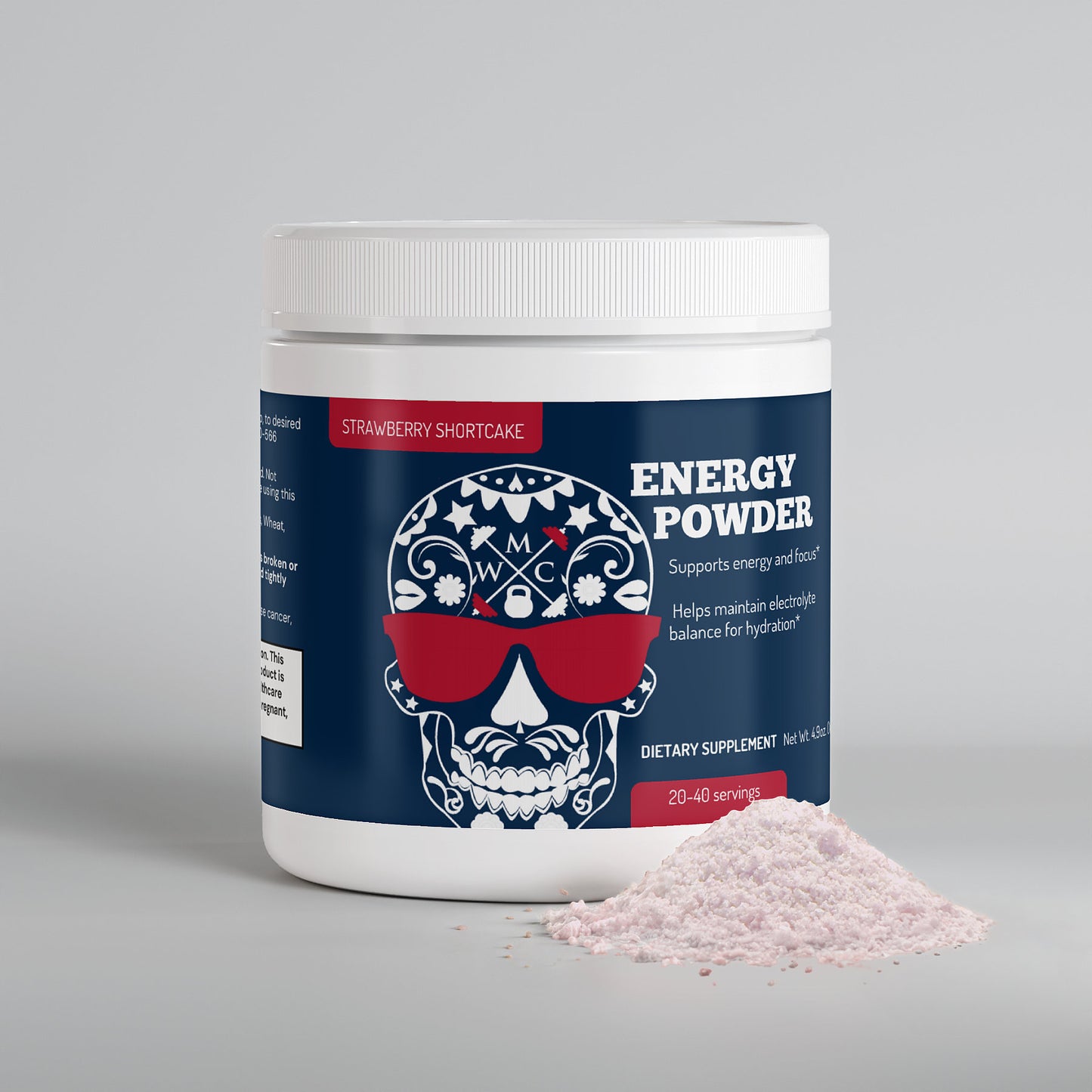 Energy Powder (Strawberry Shortcake)