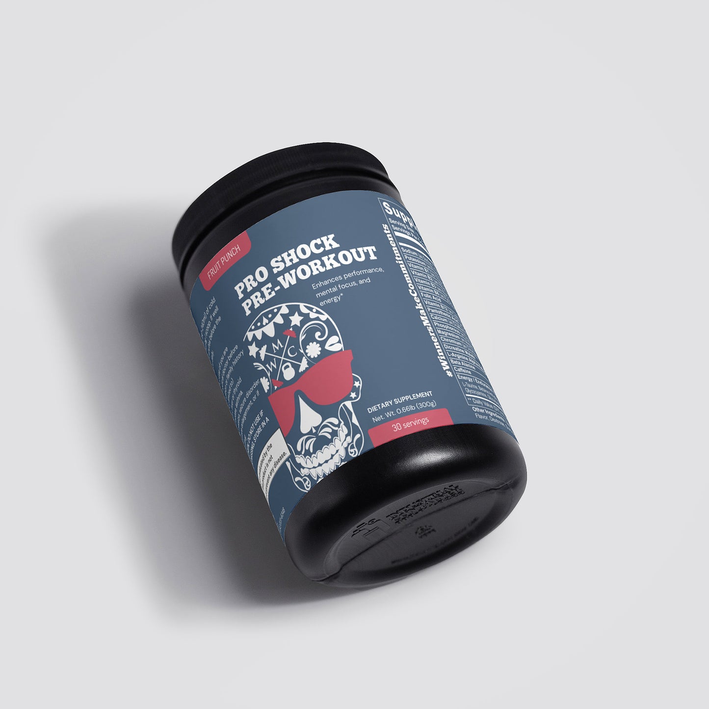 PRO Shock Pre-Workout Powder (Fruit Punch)