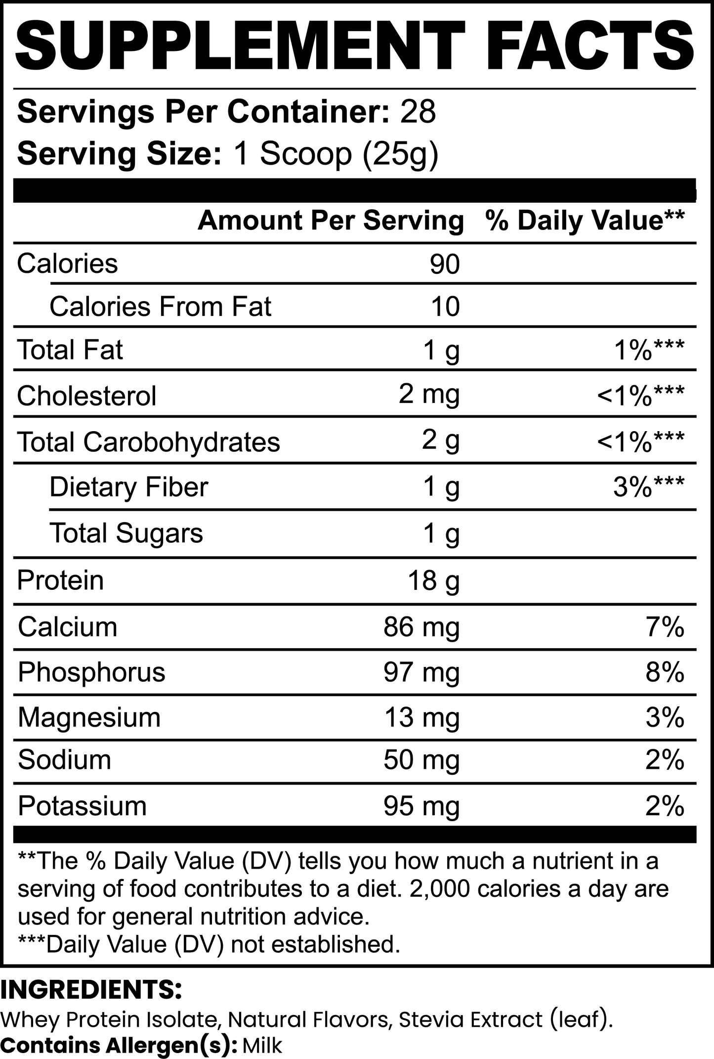 Pure3 100% Whey Protein Isolate (Chocolate)