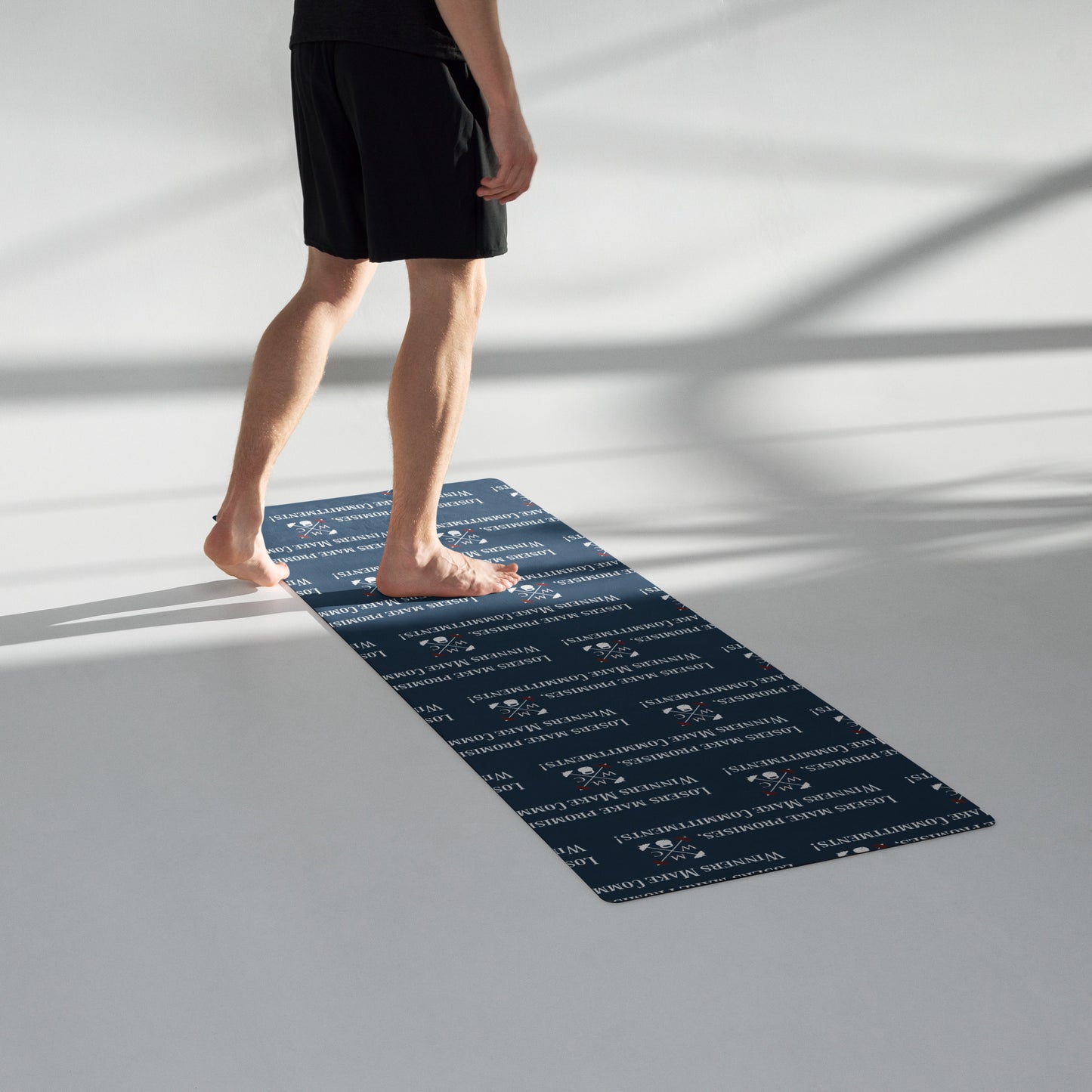 "The Motto" Yoga mat